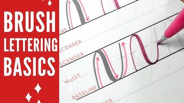 Basic Brush Calligraphy for Beginners | Basic Strokes Calligraphy Tutorial