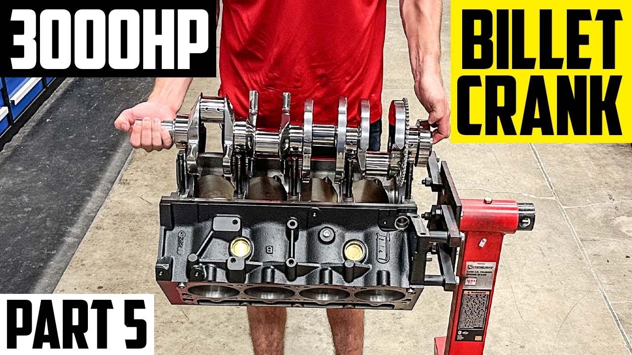 BILLET CUSTOM Crankshaft Installed in my 400" LS Standing Mile Engine