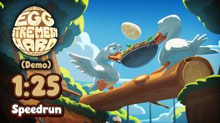An Eggstremely Hard Game (Demo) 1:25 Solo Speedrun (no skip WR)