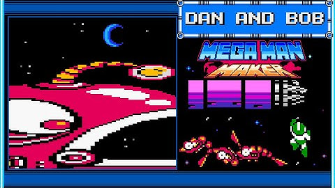 Mega man maker 1.7 - Dan & Bob - Crazy text editing and spike climbing!