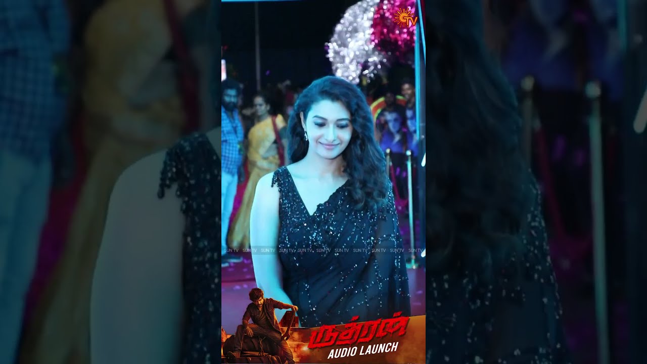 Priya Bhavani Shankars graceful entry at Rudhran Audio Launch   Shorts  Sun  TV