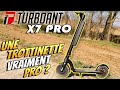 Test de la trottinette electrique turboant x7 pro top ou flop batterie amovible 30 kmh