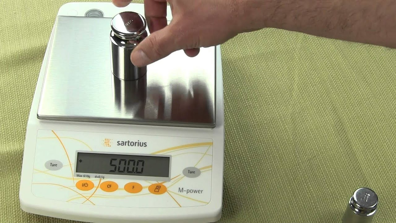 Sartorius digital scale - M-Prove Series - YouTube