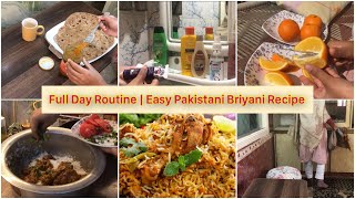 Best Pakistani Chicken Biryani ~ My Full Day Routine As a Homemaker ~ it’s Daily .