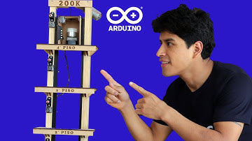HICE un ASCENSOR de 4 PISOS con ARDUINO,  me SALE BIEN  🥳🥳