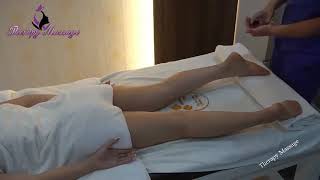 Traditional massage in the bedroom   How To Do Thigh, Leg, Ankle and Foot Massage With Coconut Oil