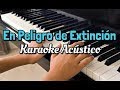 En Peligro de Extinción - La Adictiva - Karaoke Piano - Leo Mart