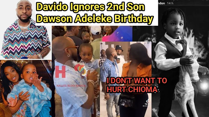 Davido Ignores 2nd Son Birthday Because of Wife Chioma, Larrisa London Celebrate Son Birthday Alone