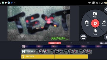 how to create foggy rain text effect in Kinemaster Tamil| Foggy text effect in window|tamilinandout