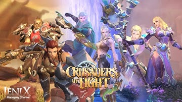 Crusaders of Light Gameplay / Open World MMORPG / Android / iOS / English