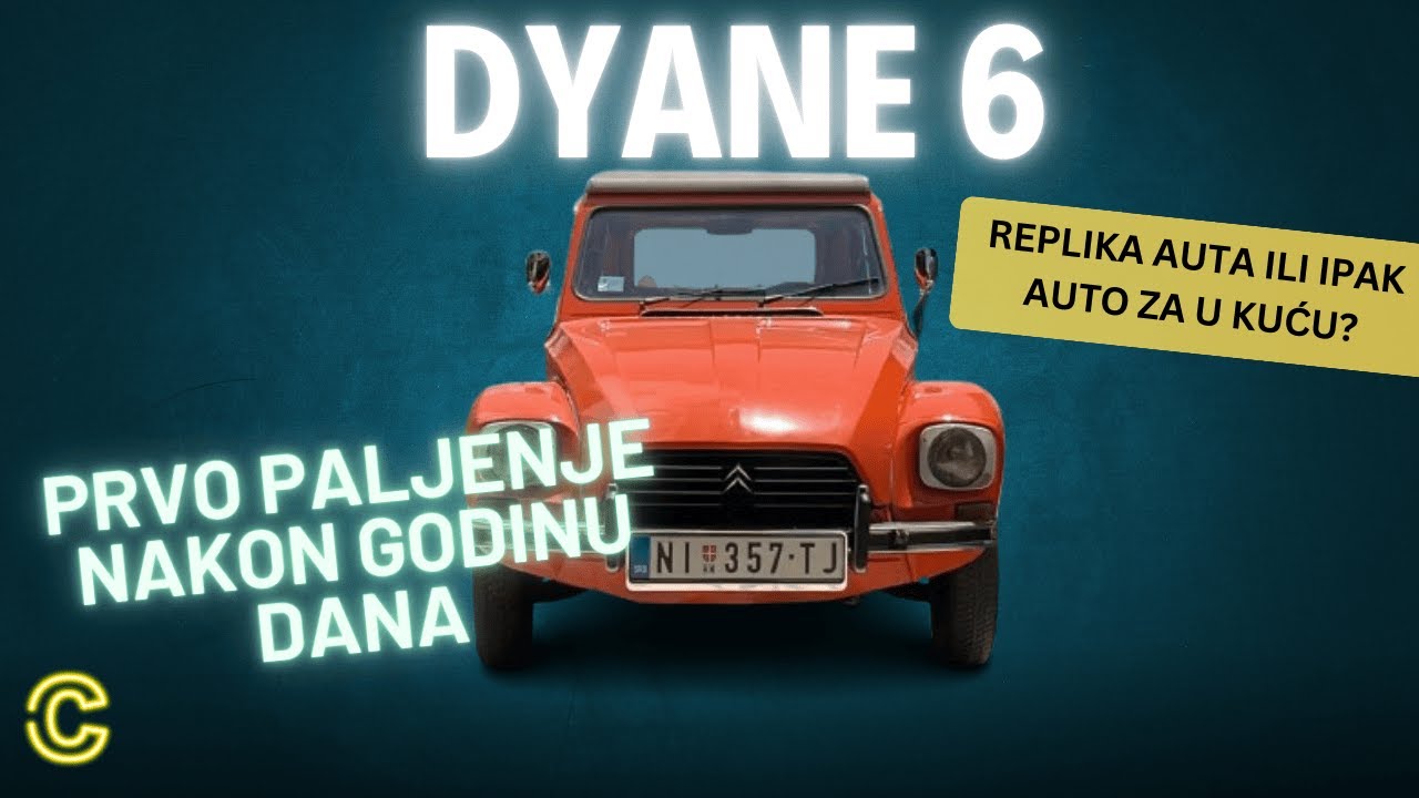 Palimo “Dijanu” posle godinu dana! - Citroen Dyane 6