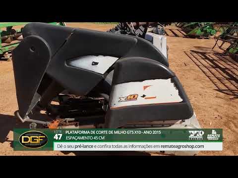 Lote 47 - Plataforma de Milho GTS X 10 | 24 Linhas | Ano 2015