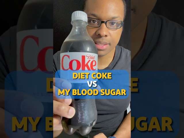 Diet Coke vs My Blood Sugar #weightloss #dietcoke #fatloss #diabetes #bloodsugar #insulinresistance