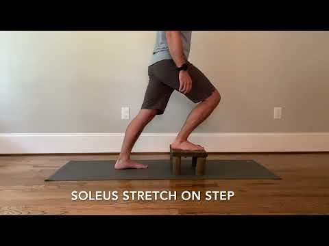 Soleus Stretch on Step