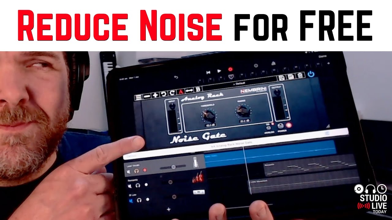 How to remove NOISE from VOCAL recordings in GarageBand iOS YouTube
