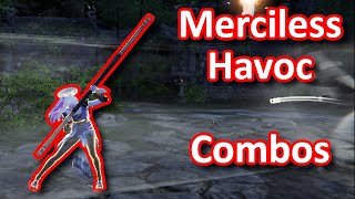 STAFF Merciless Havoc Combos - Naraka Bladepoint