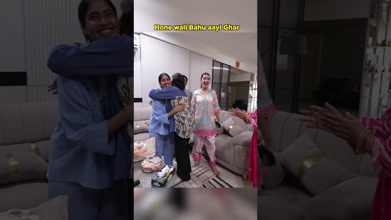Hone wali bahu aayi ghar #bhammukiduniya #familyvlog #weddingprep #saasbahu