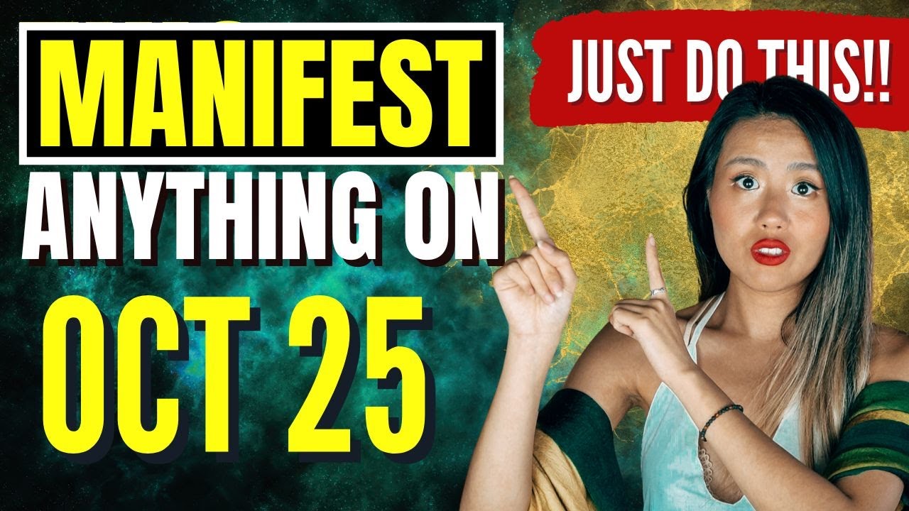 Do this before October 25th to manifest ANYTHING you want | New Moon Manifestation Portal 🌙✨