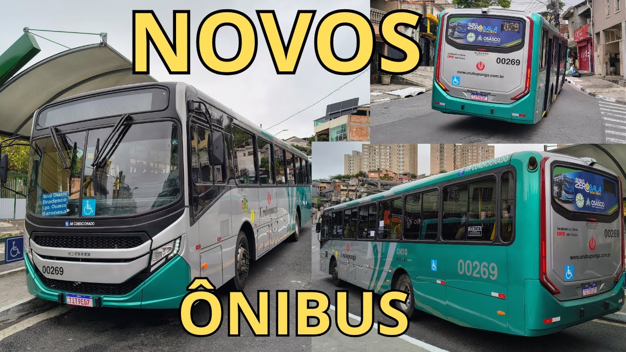 NOVOS ÔNIBUS da Urubupungá - Apache Vip V - Volksbus 17-260 Euro 6 Automático
