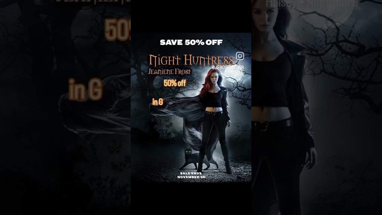 Night Huntress series 50% off in Graphic Audio all November! 