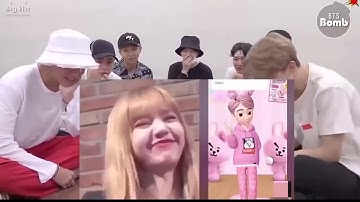 BTS Reaction  Lisa and Jungkook the same moment common ground #1