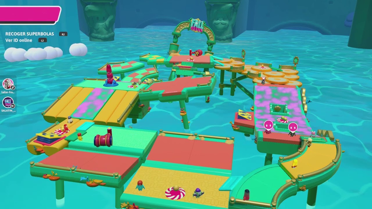 Fall Guys_Jugando con Kena en escuadrón