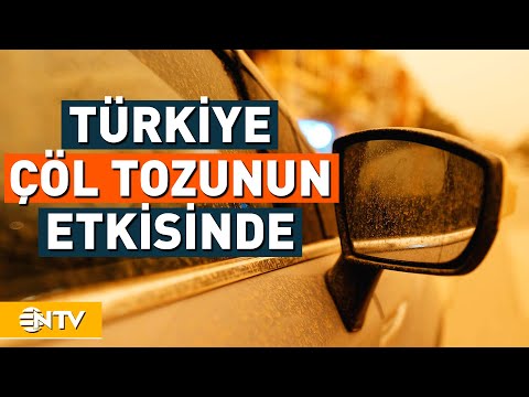 Türkiye'de Yoğun Çöl Tozu Hakim! Uzmanlar Maske Uyarısında Bulundu | NTV