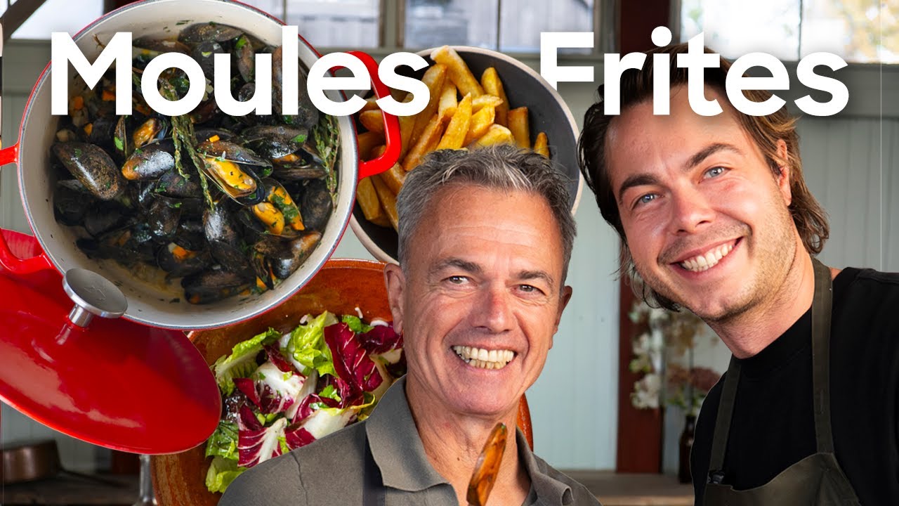Moules frites – opskrift med Francis & Victor Cardenau