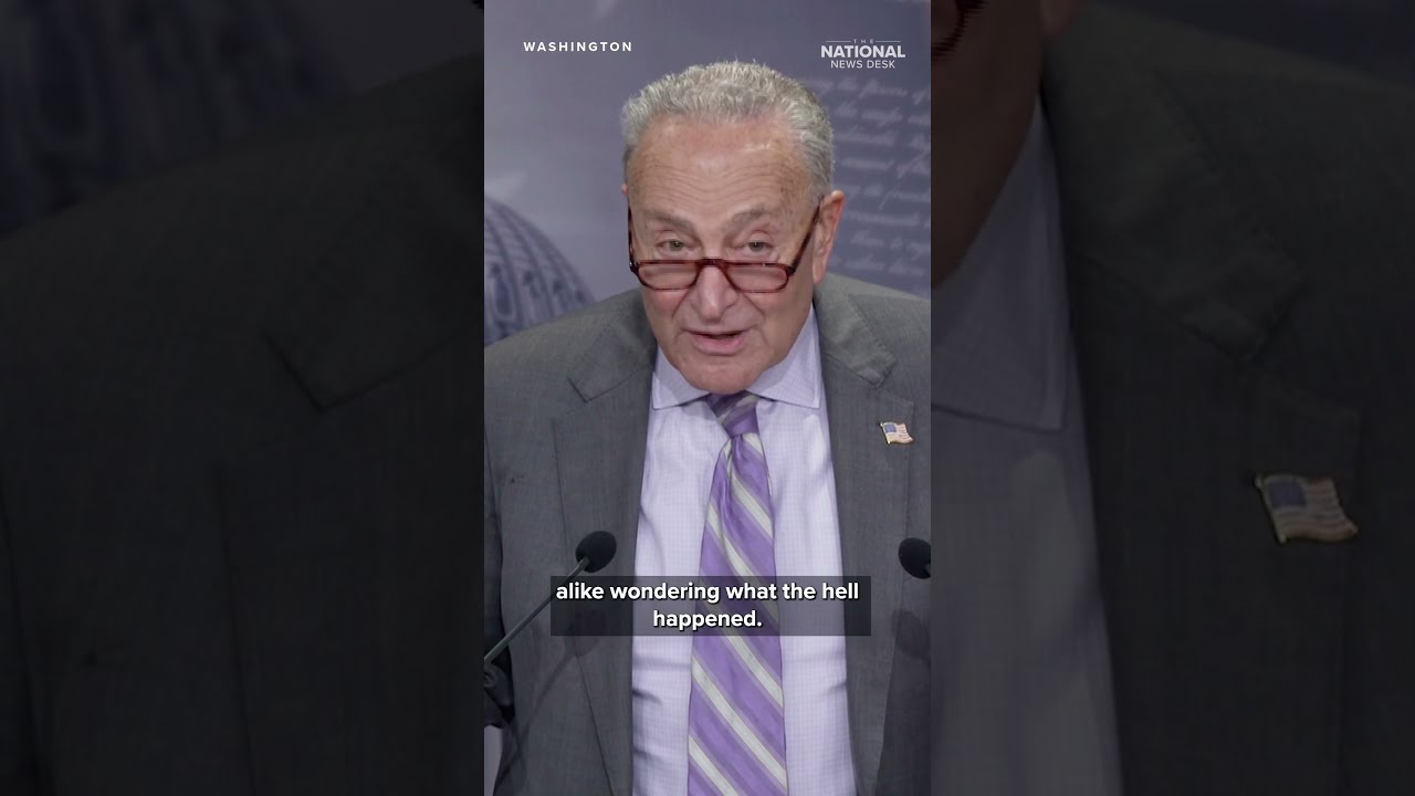 Schumer Trump Attempted To Streamroll The Senate 