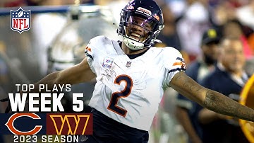 Chicago Bears Top Plays vs. Washington Commanders | 2023 Regular Season Week 5