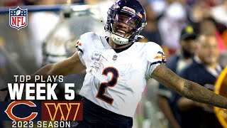 Chicago Bears Top Plays vs. Washington Commanders | 2023 Regular Season Week 5