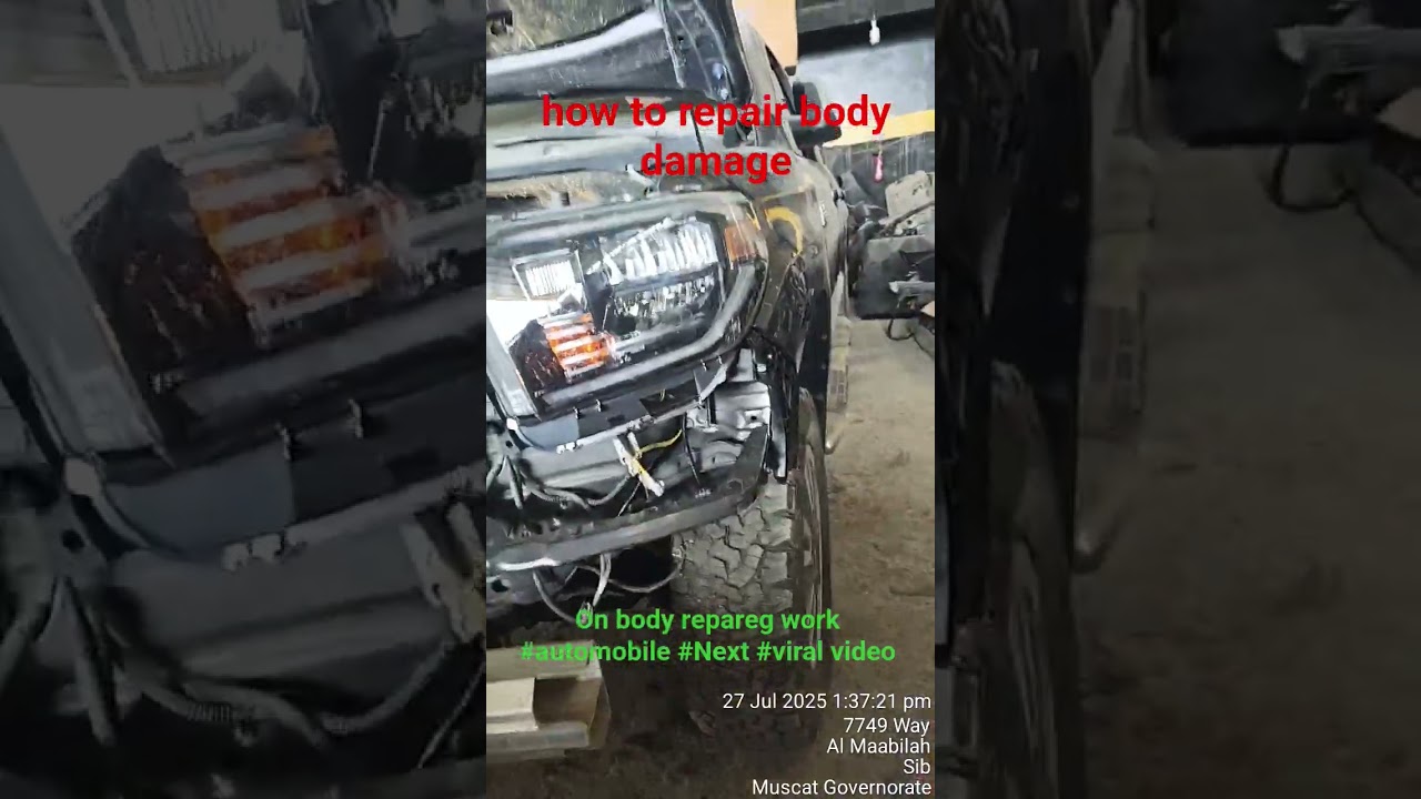 before and after auto body  repair  # next  # automobile  #  viral  # video  # spot me  friends 🧡  🥰