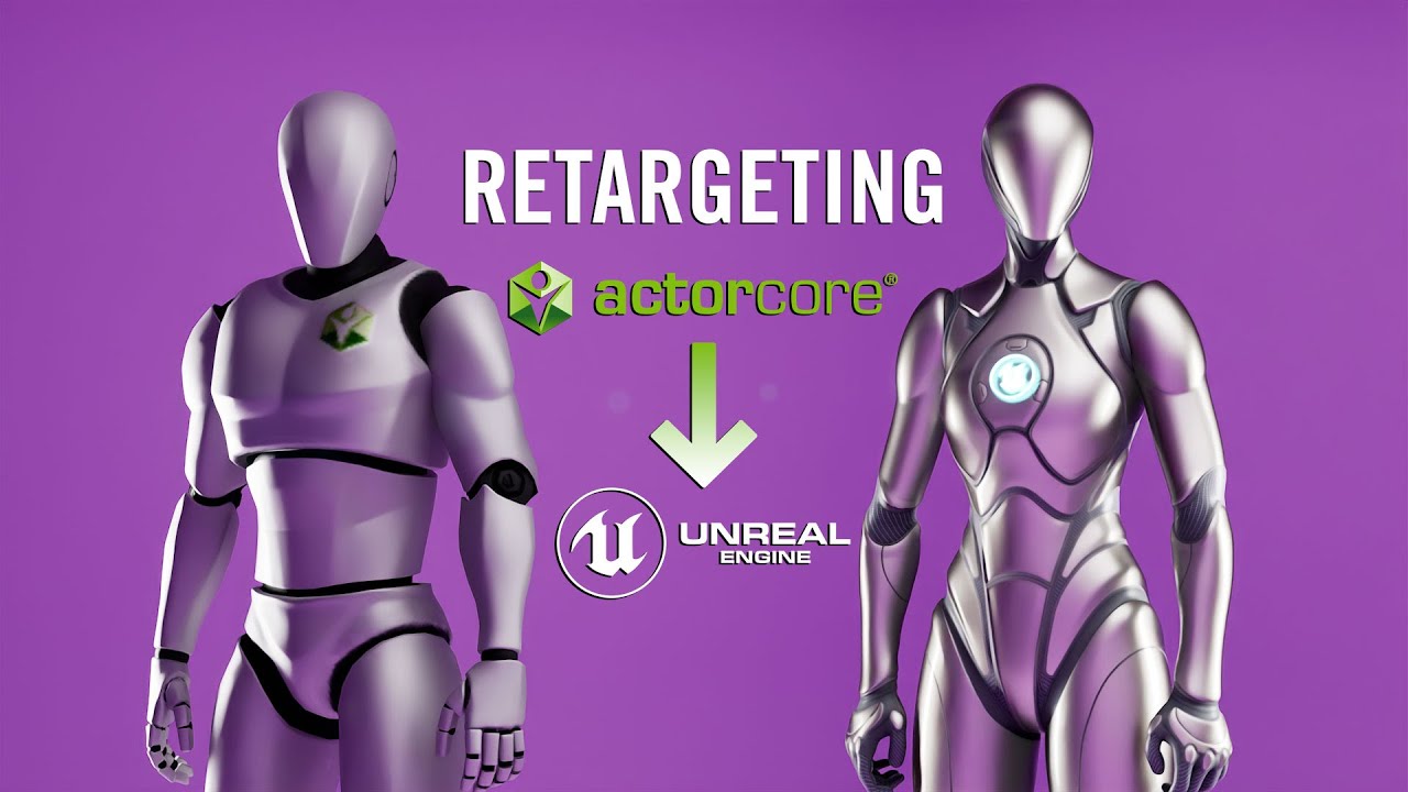 Retargeting the Reallusion Actorcore Skeleton to the UE5 Mannequin