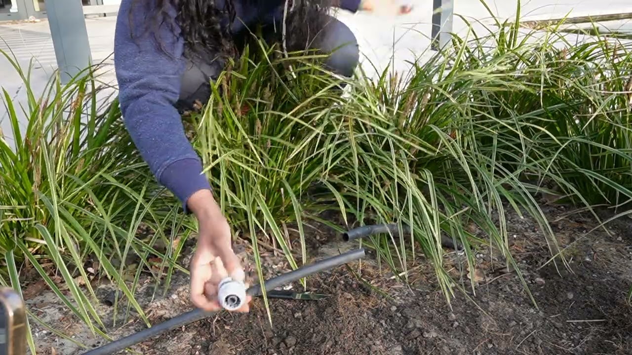 Fix broken drip irrigation garden water pipe | Gardena quick fix