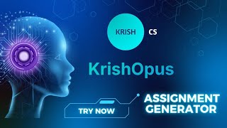 Krish Opus - Your SSA Assignment Generator