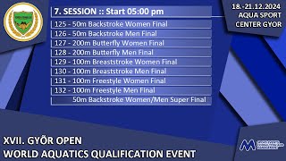 XVII. GYÕR OPEN WORLD AQUATICS QUALIFICATION EVENT - 7. Abschnitt