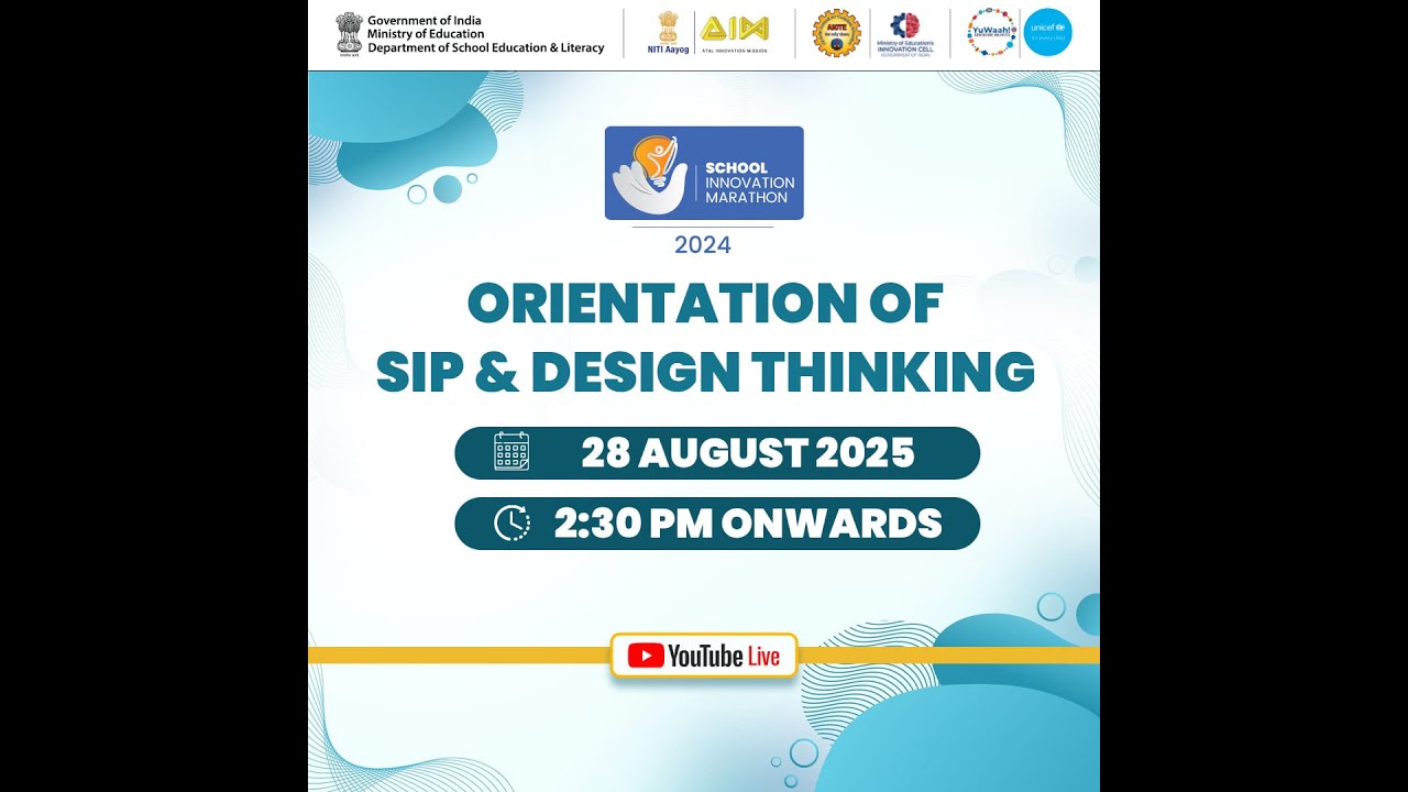 Orientation of the SIP and Roadmap Setting, Design Thinking
