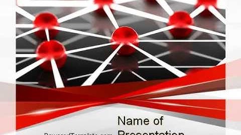 Network Infrastructure PowerPoint Template by PoweredTemplate.com