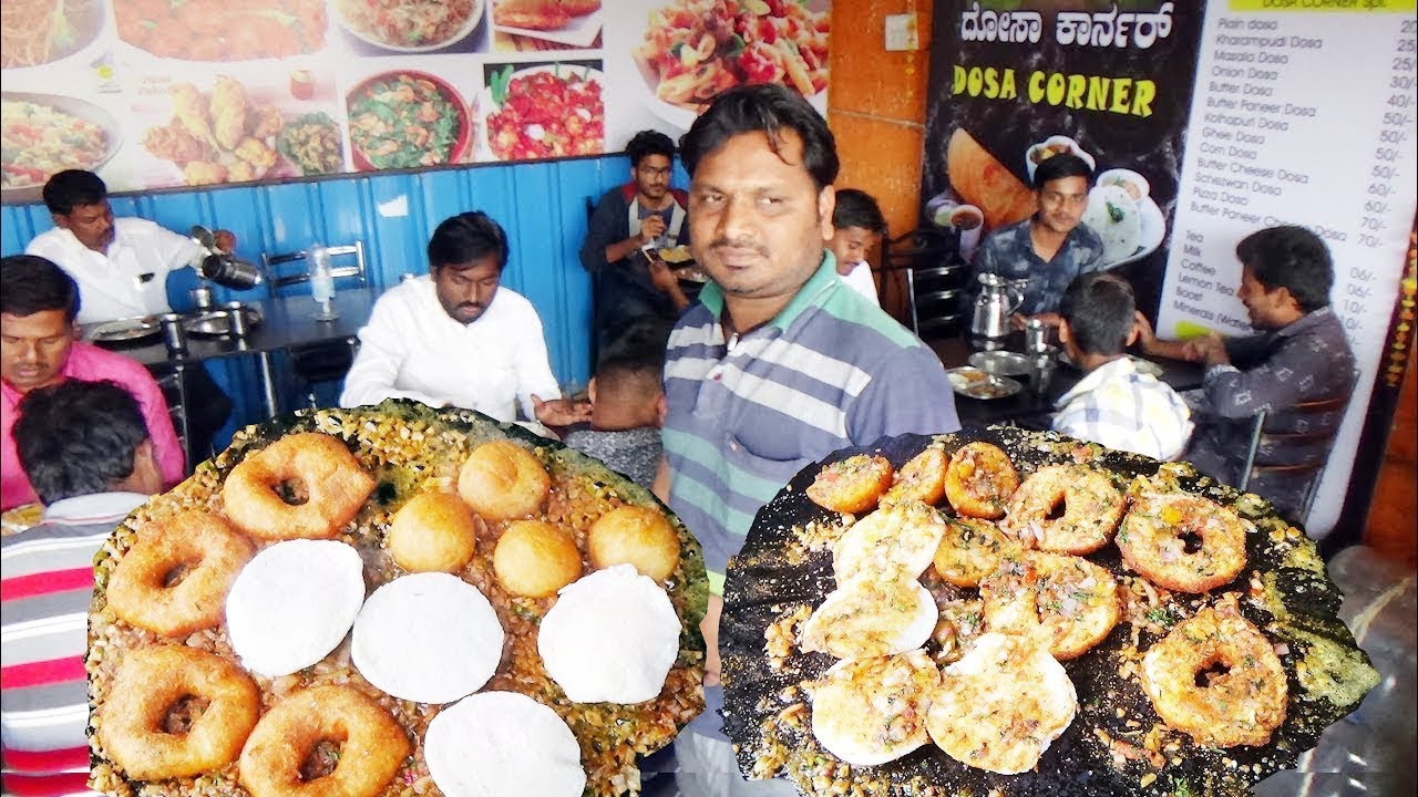 Bidar Special Tawa Idli / Tawa Vada @ 25 rs | Hyderabad Famous Dosa in Bidar | Karnataka Street Food | Street Food Catalog
