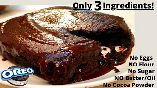 Lockdown chocolate cake 3 ingredients only | [no flour, eggs,
cocoa]|lock down cake!