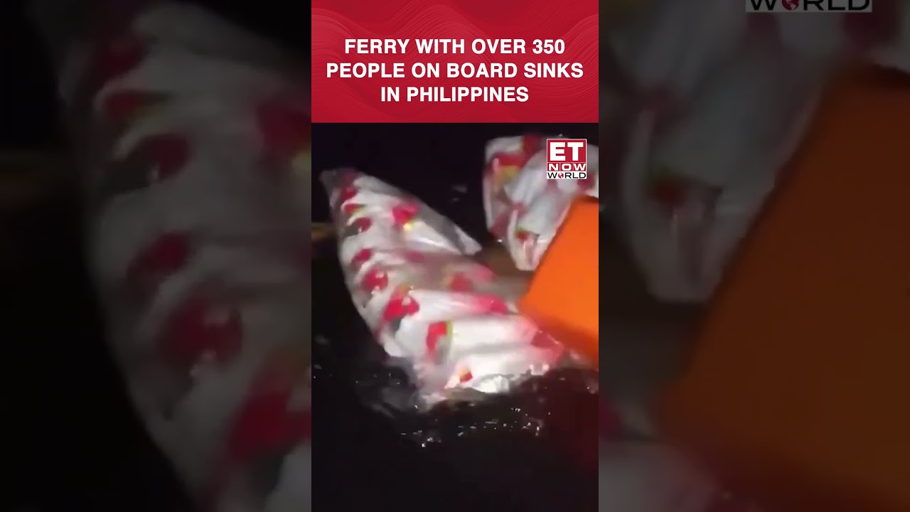 Ferry with over 350 people on board sinks in Philippines