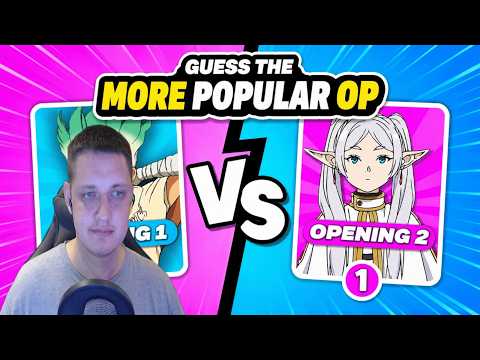 CAN YOU GUESS WHICH OPENING IS MORE STREAMED?🤔🎯 ANIME QUIZ | Реакция​