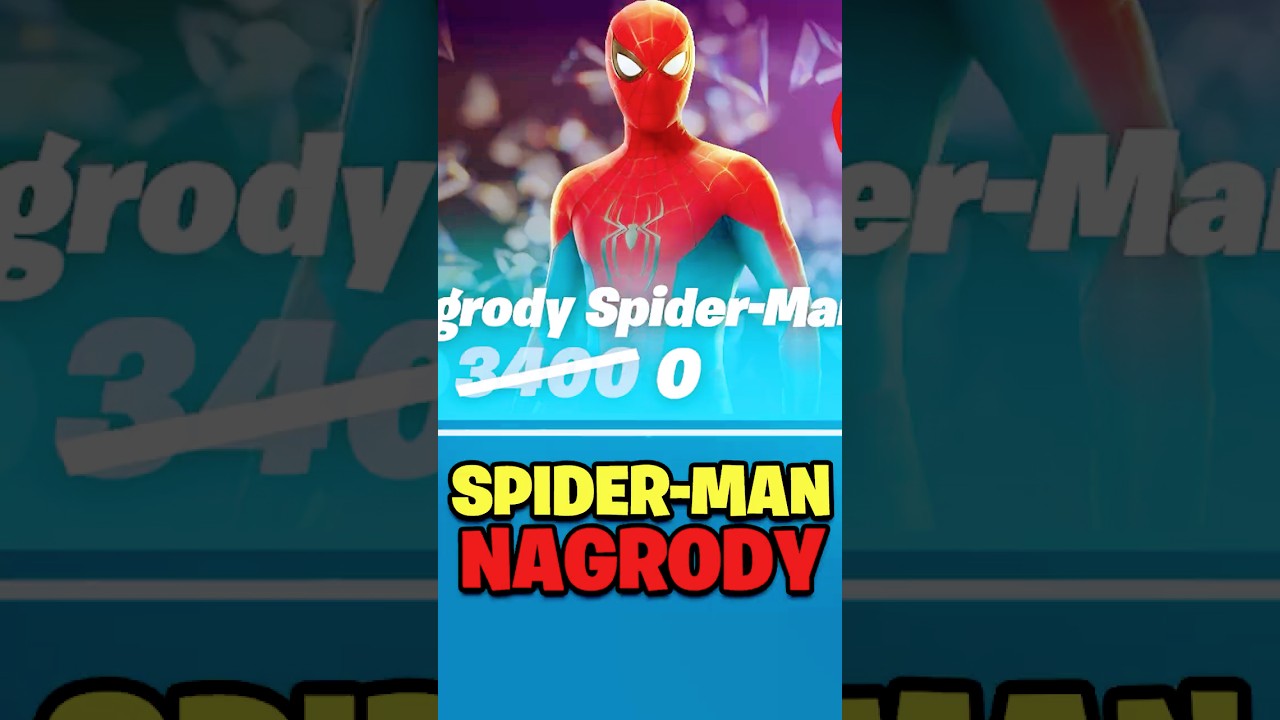 NAGRODY SPIDER-MANA w FORTNITE! #shorts