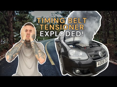 THE TIMING BELT TENSIONER EXPLODED BUT I DIDN’T GIVE UP ON HER | MK5 GOLF