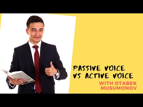 Passive Voice( O&rsquo;zbek Tilida)