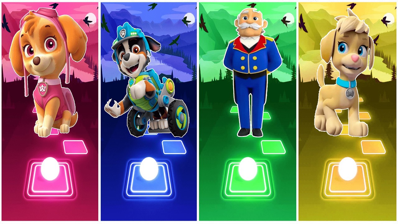 Skye 🆚 Rex 🆚 EarlBarkinBurg 🆚 Tuck.🎶 Who Is Best?