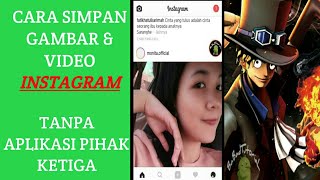 Video thumbnail of "CARA MUDAH DOWNLOAD VIDEO, GAMBAR DI INSTAGRAM TANPA APLIKASI"