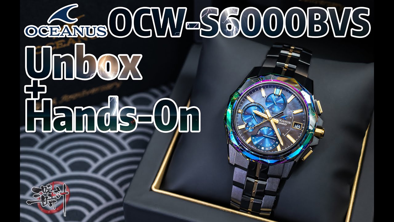 OCEANUS OCW-S6000BVS Unbox & Hands-On -China G-Friends- - YouTube