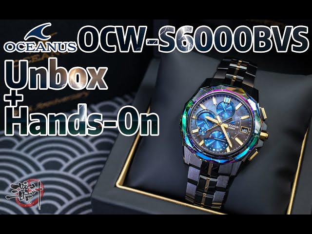 OCEANUS OCW-S6000BVS Unbox & Hands-On -China G-Friends- - YouTube