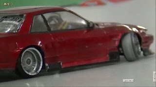 PLUSDサーキット  Nさん(2WD 初心者) 2WD ドリフト走行 20150604